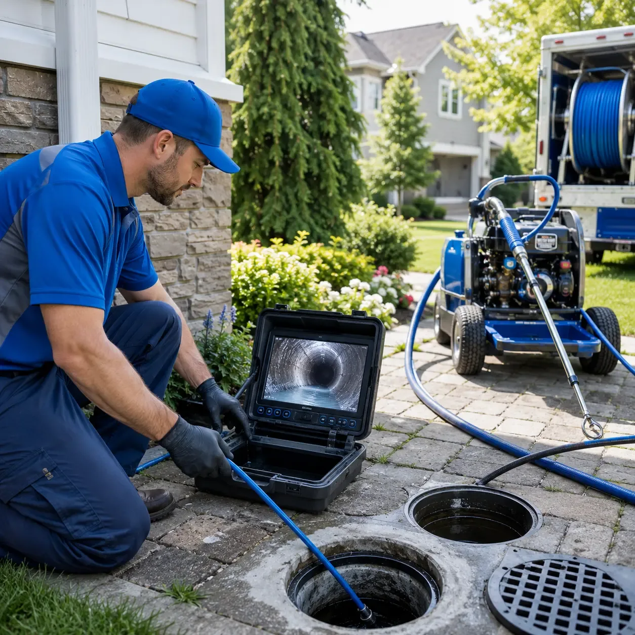 Outdoor drain cleaning professionals serving Pewamo, MI
