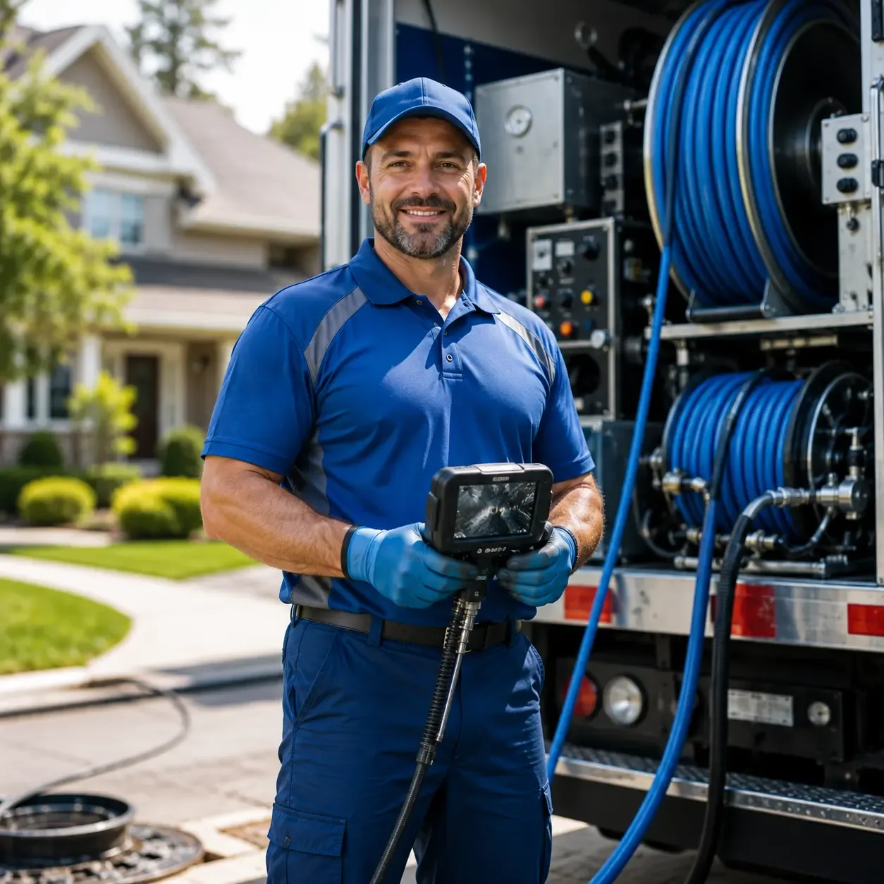 Local outdoor drain cleaning specialists in Pewamo, MI